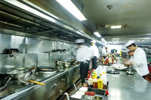 Japanese commercial kitchen