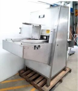 UBE Commercial High Volume Bread Slicer with Conveyor
