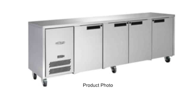 WILLIAMS HO4UFB Opal 1x1 GN 4 Door Bench Fridge WILLIAMS HO4UFB Opal 1x1 GN 4 Door Bench Fridge
