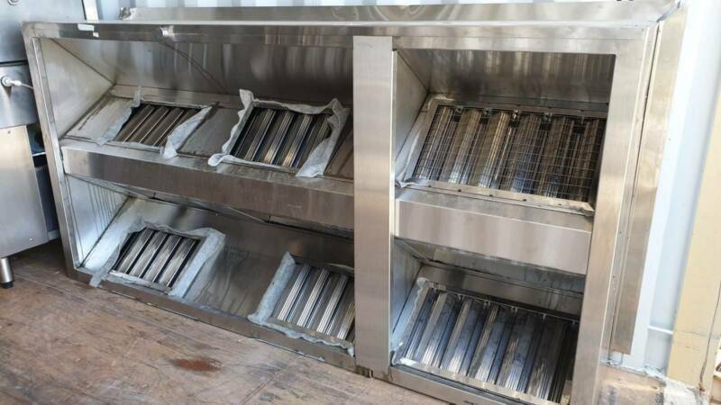 used commercial kitchen hood