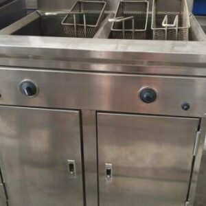 Supertron Dual Vat 4 Basket Gas Fryer
