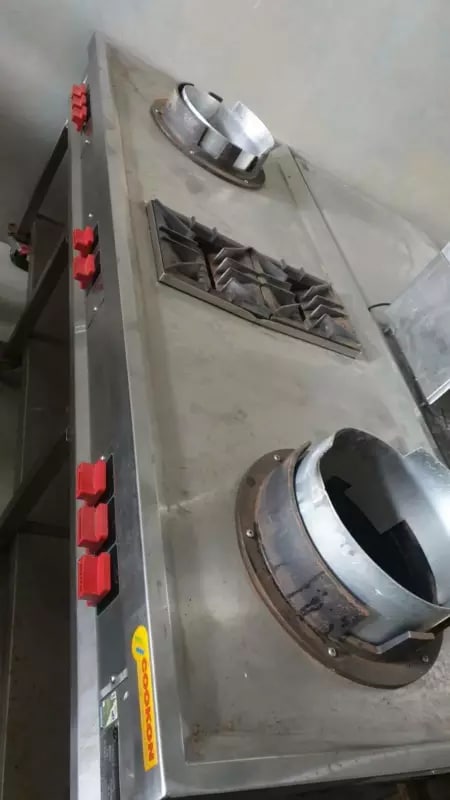 Cookon WOK 2 Wok Burners & 2 Burners Gas Cookon WOK 2 Wok Burners & 2 Burners Gas