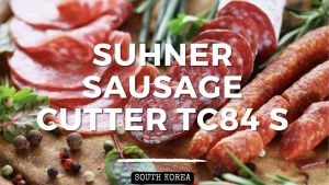 Suhner Sausage Cutter Cutting Meat