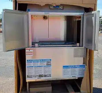 Hobart CL Base Conveyor Dishwasher in Crate Hobart CL Base Conveyor Dishwasher in Crate