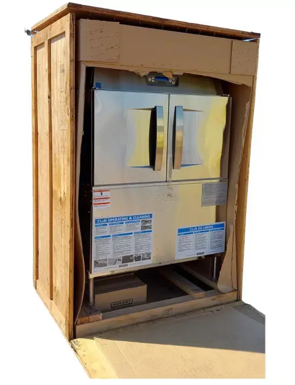 Hobart CL Base Conveyor Dishwasher in crate case Hobart CL Base Conveyor Dishwasher in crate case