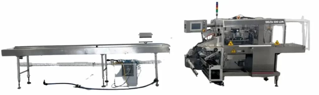 Used packaging equipment flow wrapper ilapak delta 500 ldr - australia.